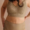 Anne Flower Mid Waist - Silver Mink
