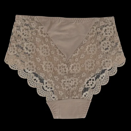 Anne Flower Mid Waist - Silver Mink