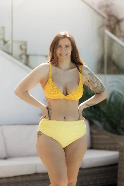 Bali bikinitopp - Gul - Meadow