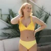 Bali bikinitopp - Gul - Pansy