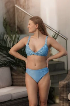 Bali bikinitopp - Lyseblå - Dalia