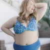 Bali bikinitopp - Mørkeblå - Bellflower
