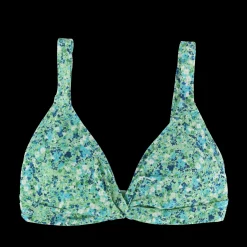 Bali bikinitopp - Pastellgrønn - Flower Paint
