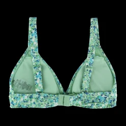 Bali bikinitopp - Pastellgrønn - Flower Paint