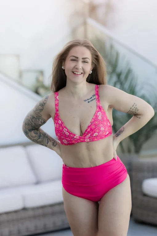 Bali bikinitopp - Rosa - Daisy