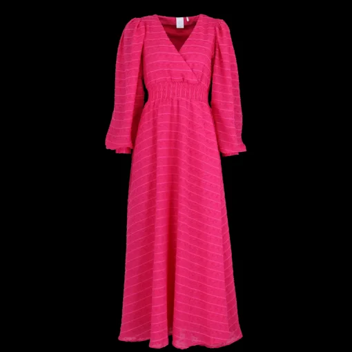 Belle Dots Maxikjole - Pink Peacock
