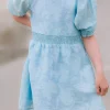 Belle Flower Barnekjole - Airy Blue