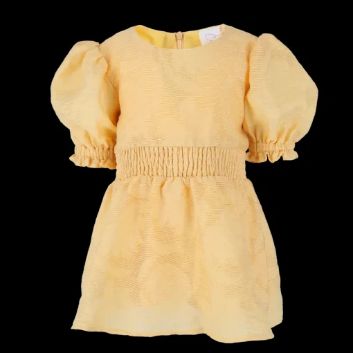 Belle Flower Barnekjole - Banana Cream
