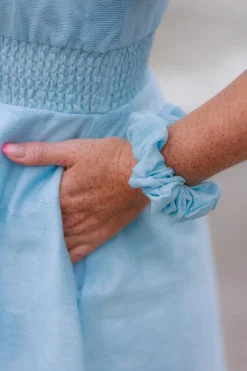 Belle Flower Kjole - Airy Blue