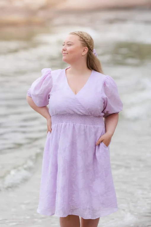 Belle Flower Kjole - Lavendula