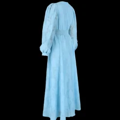 Belle Flower Maxikjole - Airy Blue