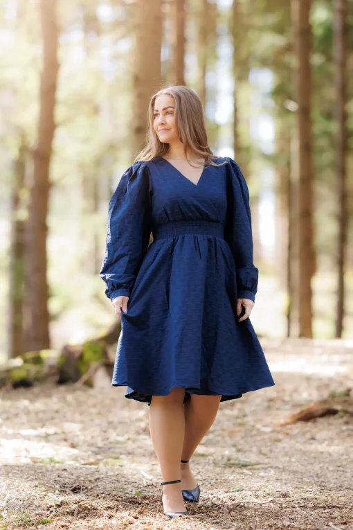 Belle Kjole - Marineblå