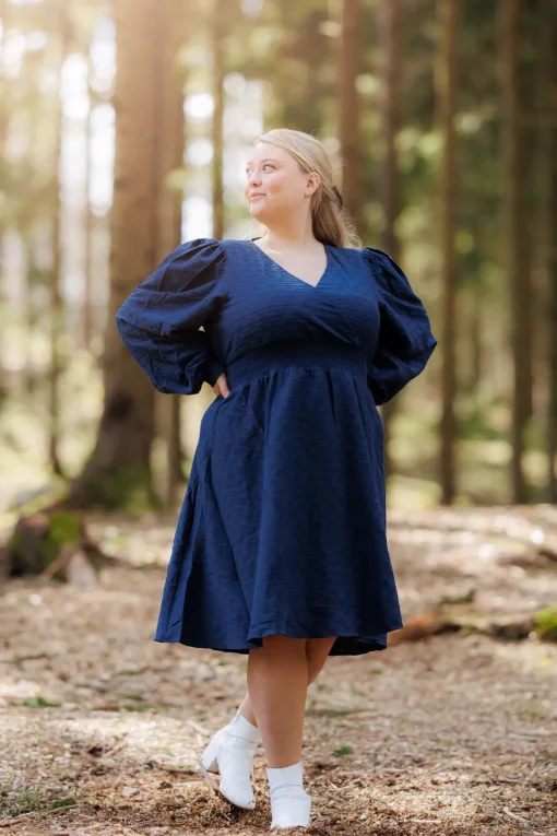 Belle Kjole - Marineblå