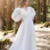 Belle Maxikjole - Bright White