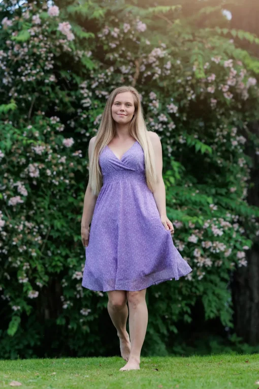 Belle stroppekjole - Lilla