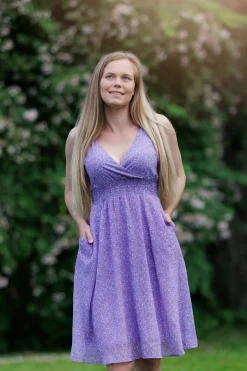 Belle stroppekjole - Lilla