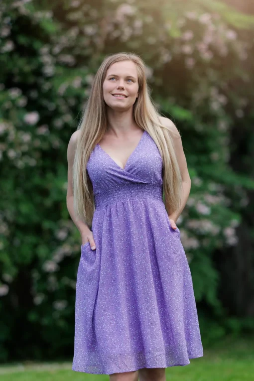 Belle stroppekjole - Lilla