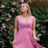 Belle stroppekjole - Rosa