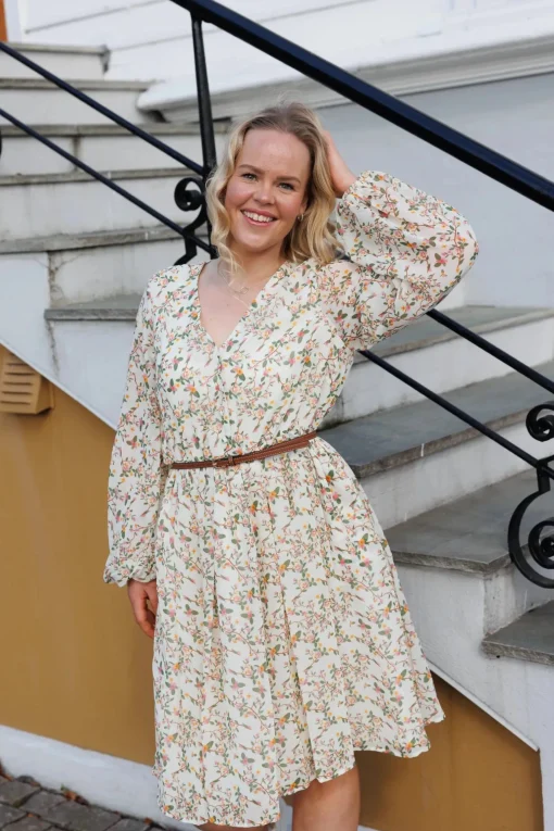 Bianca kjole - Kremhvit