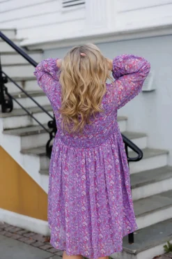 Bianca kjole - Lilla