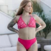 Cuba Ruffles bikinitopp - Rosa - Daisy