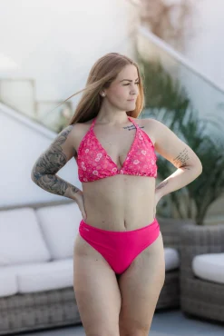Cuba Ruffles bikinitopp - Rosa - Daisy