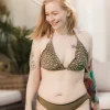 Cuba Ruffles bikinitopp - Grønn - Dalia