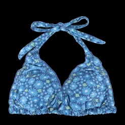 Cuba Ruffles bikinitopp - Mørkeblå - Daisy