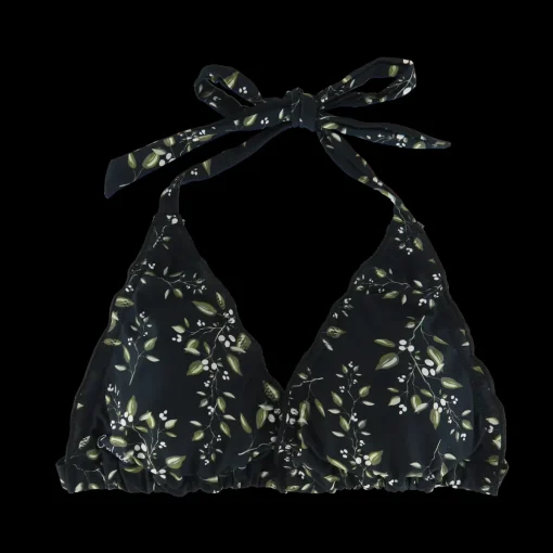 Cuba Ruffles bikinitopp - Svart - Snowdrop