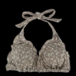 Cuba Ruffles bikinitopp - Mørk beige - Dalia