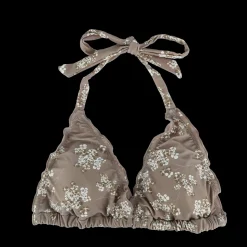 Cuba Ruffles bikinitopp - Mørk beige - Blossom