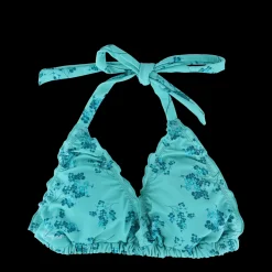 Cuba Ruffles bikinitopp - Turkis - Blossom