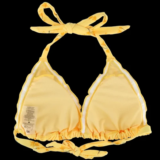 Cuba Ruffles bikinitopp - Gul - Lilly