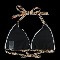 Cuba Ruffles bikinitopp - Svart - Flowerpower