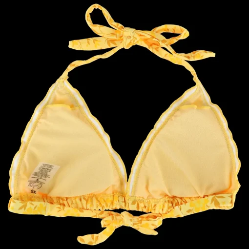 Cuba Ruffles bikinitopp - Gul - Pansy