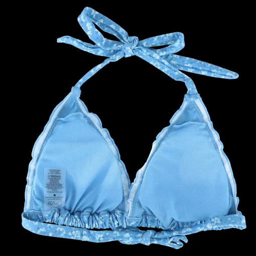 Cuba Ruffles bikinitopp - Lyseblå - Dalia