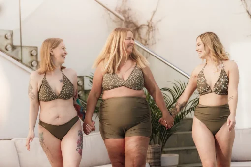 Cuba Ruffles bikinitopp - Grønn - Buttercups
