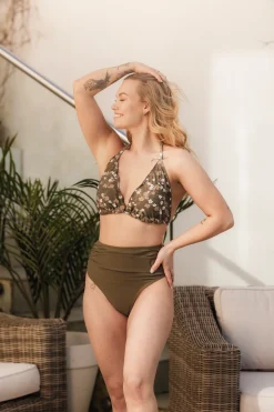Cuba Ruffles bikinitopp - Grønn - Buttercups