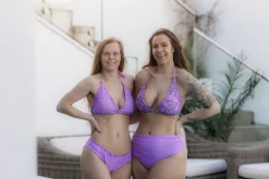Cuba Ruffles bikinitopp - Lilla - Daisy