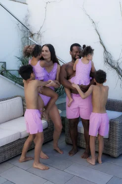 David badeshorts Kids - Lilla