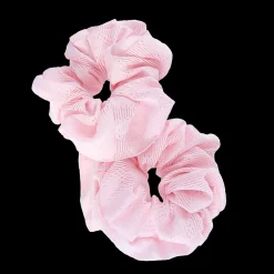 Flower Scrunchie 2pk - Orchid Pink