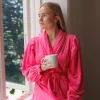 Fluffy Morgenkåpe - Rosa
