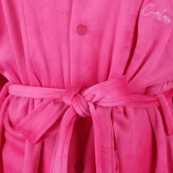 Fluffy Morgenkåpe barn - Rosa