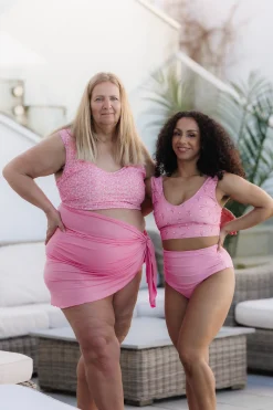 High Waist bikinitruse - Lyserosa