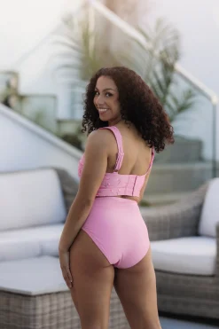 High Waist bikinitruse - Lyserosa