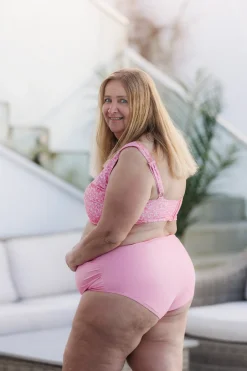 High Waist bikinitruse - Lyserosa