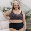 High Waist bikinitruse - Svart