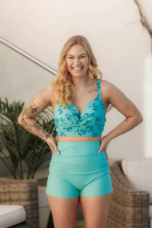 Hipster bikinitruse - Turkis