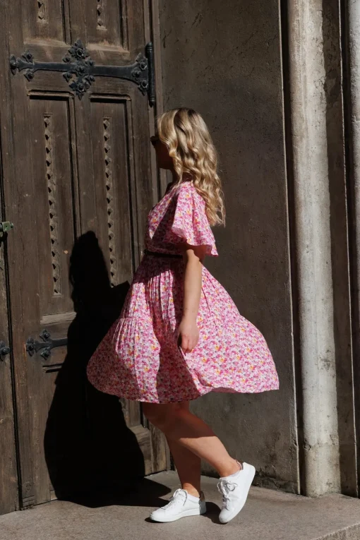 Iselin kjole - Rosa