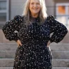 Julia kjole - Svart / rosa